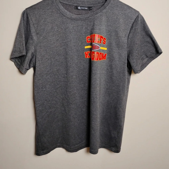 Travis Kelce Grey #87 T-Shirt, Size Large - Picture 2 of 4